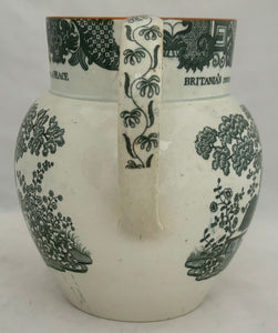 The French Revolutionary Wars & The Treaty of Amiens Pearlware Jug, circa 1802.