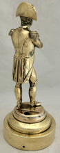 Napoleon Bonaparte Large Polished Brass Standing Figure.