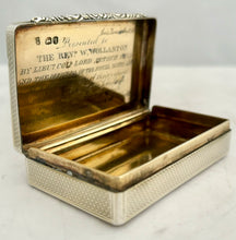 The Peninsular War & Battle of Waterloo, Lieutenant-General Lord Arthur Hill Silver Snuff Box.