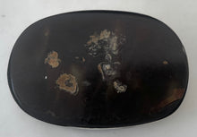 Early 19th Century Rose Gold, White Metal & Tortoiseshell Naval Snuff Box with Applied Fouled Anchor.