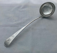 Georgian, George III, Silver Soup Ladle. London 1799 Thomas Dicks. 5.2 troy ounces.
