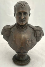 Napoleon Bonaparte, A Late 19th Century Bronze Bust, After Jean Bulio.