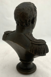 Napoleon Bonaparte, A Late 19th Century Bronze Bust, After Jean Bulio.