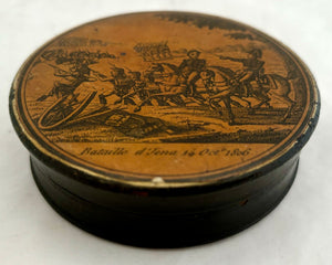 The 1806 Battle of Jena, War of the Fourth Coalition, Early 19th Century Snuff Box.