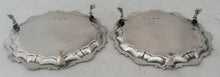 George II Pair of Silver Waiters. London 1745, James Morison. 17 troy ounces.