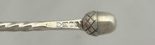 Elizabeth II Silver Acorn Caddy Spoon. London 1988, National Trust England.