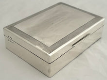 Admiral Lord Louis Mountbatten, 1st Earl Mountbatten of Burma, Silver Cigarette Box.