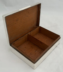 Admiral Lord Louis Mountbatten, 1st Earl Mountbatten of Burma, Silver Cigarette Box.