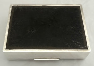 Admiral Lord Louis Mountbatten, 1st Earl Mountbatten of Burma, Silver Cigarette Box.