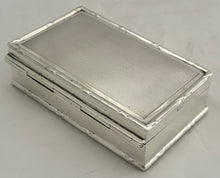 Edwardian Silver Table Snuff Box. Chester 1910 George Nathan & Ridley Hayes. 5.1 troy ounces.