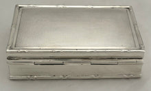 Edwardian Silver Table Snuff Box. Chester 1910 George Nathan & Ridley Hayes. 5.1 troy ounces.