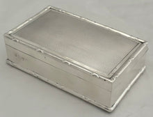 Edwardian Silver Table Snuff Box. Chester 1910 George Nathan & Ridley Hayes. 5.1 troy ounces.