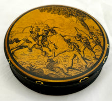 Napoleon Bonaparte's Egyptian Campaign, Ottoman Mamluk Cavalry Charging the French, Snuff Box.