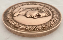 The Death of Napoleon Bonaparte on Saint Helena Bronze Medal. After Andrieu.