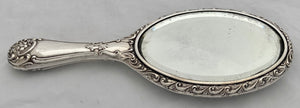 Edwardian Silver Hand Mirror. Sheffield 1904 Walker & Hall.