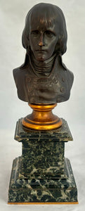 Napoleon Bonaparte, A 19th Century Bronze Bust, After Louis-Simon Boizot.