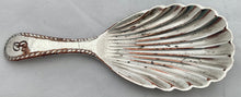 Georgian, George III, Old Sheffield Plate Caddy Spoon.