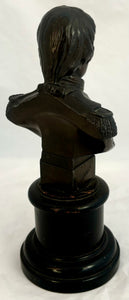 Vice Admiral Viscount Nelson Centenary Copper Bust, Cast With HMS Victory Copper.