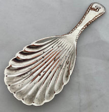 Georgian, George III, Old Sheffield Plate Caddy Spoon.