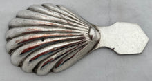 Georgian, George III, Two Old Sheffield Plate Caddy Spoons.