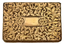 A Mid 19th Century Gilt Metal Snuff Box.