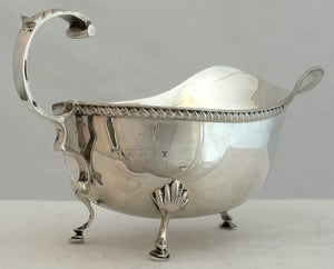 Elizabeth II Silver Sauce Boat. Birmingham 1971 Charles S. Green & Co. Ltd. 2.4 troy ounces.