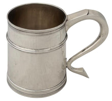 Queen Anne Style Silver Mug. London 1974 William Comyns & Sons Ltd. 18.9 troy ounces.