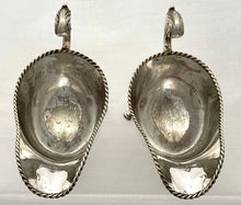 Sir Savile Brinton Crossley, A Late Victorian Pair of Silver Plated Sauce Boats.