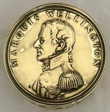 Marquis Wellington & The Peninsular War Victories Snuff Box, circa 1812.