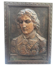 Vice Admiral Viscount Horatio Nelson Portrait Profile Plaque, circa 1905.