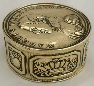 Marquis Wellington & The Peninsular War Victories Snuff Box, circa 1812.