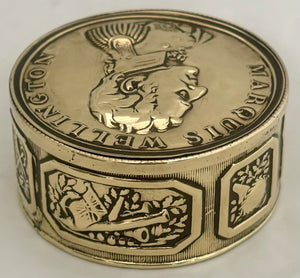 Marquis Wellington & The Peninsular War Victories Snuff Box, circa 1812.