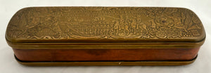 The Seven Years War, 1760 Battle of Torgau, Brass & Copper Tobacco Box. After J. H. Giese.