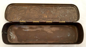 The Seven Years War, 1760 Battle of Torgau, Brass & Copper Tobacco Box. After J. H. Giese.