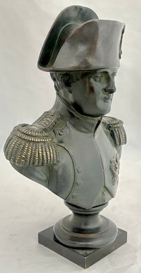 Napoleon Bonaparte Late 19th Century Bronze Bust.