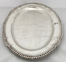 Victorian Silver Meat Platter. London 1857 Samuel Whitfield. 43.7 troy ounces.