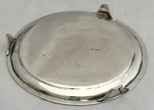 Indian Colonial Silver Waiter. Hippolitus Poignand, Calcutta, circa 1800. 8.9 troy ounces.