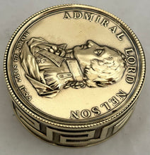 Admiral Lord Nelson Victories Snuff Box, circa 1805.