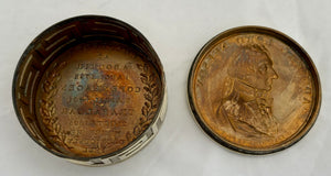 Admiral Lord Nelson Victories Snuff Box, circa 1805.