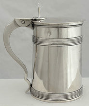 50th Regiment of Madras Native Infantry, British Indian Army, Silver Lidded Tankard. George Gordon & Co. Madras, circa 1825. 14.4 troy ounces.