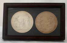 The 1851 Great Exhibition Prize Medal & The 1862 International Exhibition Prize Medal Plaster Roundels.