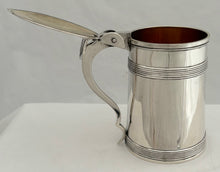 50th Regiment of Madras Native Infantry, British Indian Army, Silver Lidded Tankard. George Gordon & Co. Madras, circa 1825. 14.4 troy ounces.