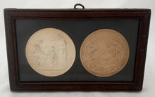 The 1851 Great Exhibition Prize Medal & The 1862 International Exhibition Prize Medal Plaster Roundels.