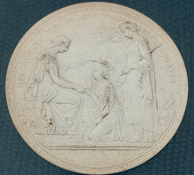 The 1851 Great Exhibition Prize Medal & The 1862 International Exhibition Prize Medal Plaster Roundels.