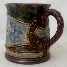 Vice Admiral Viscount Horatio Nelson, Royal Doulton Centenary Mug, circa 1905.