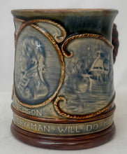 Vice Admiral Viscount Horatio Nelson, Royal Doulton Centenary Mug, circa 1905.