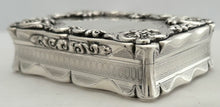 Victorian Silver Table Snuff Box. Birmingham 1850 Edward Smith. 5.2 troy ounces.