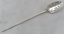 Mid 18th Century English Silver Rat Tail Mote Spoon.
