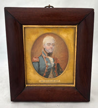 Vice-Admiral Sir Edward Buller, 1st Baronet, Portrait Miniature. After Michael Keeling & Henry Cook.
