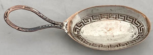 Georgian, George III, Old Sheffield Plate Caddy Spoon.